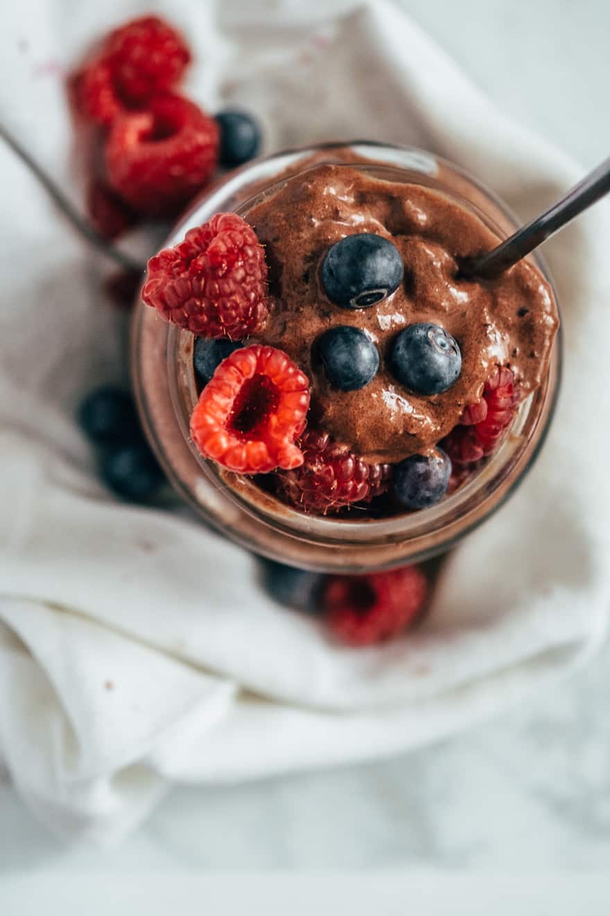 Chocolate Cherry Nice Cream