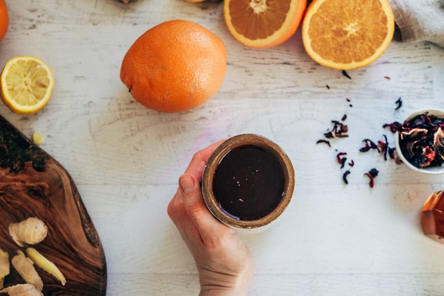 hibiscus elixir. #vegan #elixir #healthy #recipe