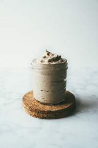 salted Almond Butter Coconut Whip #vegan #recipe