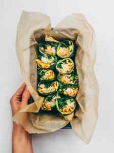 Thai chicken collard wraps #whole30 #paleo