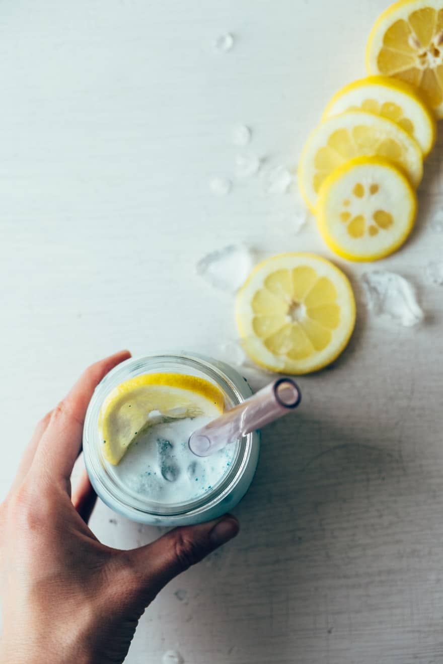 Tahitian Lemonade with Blue Majik