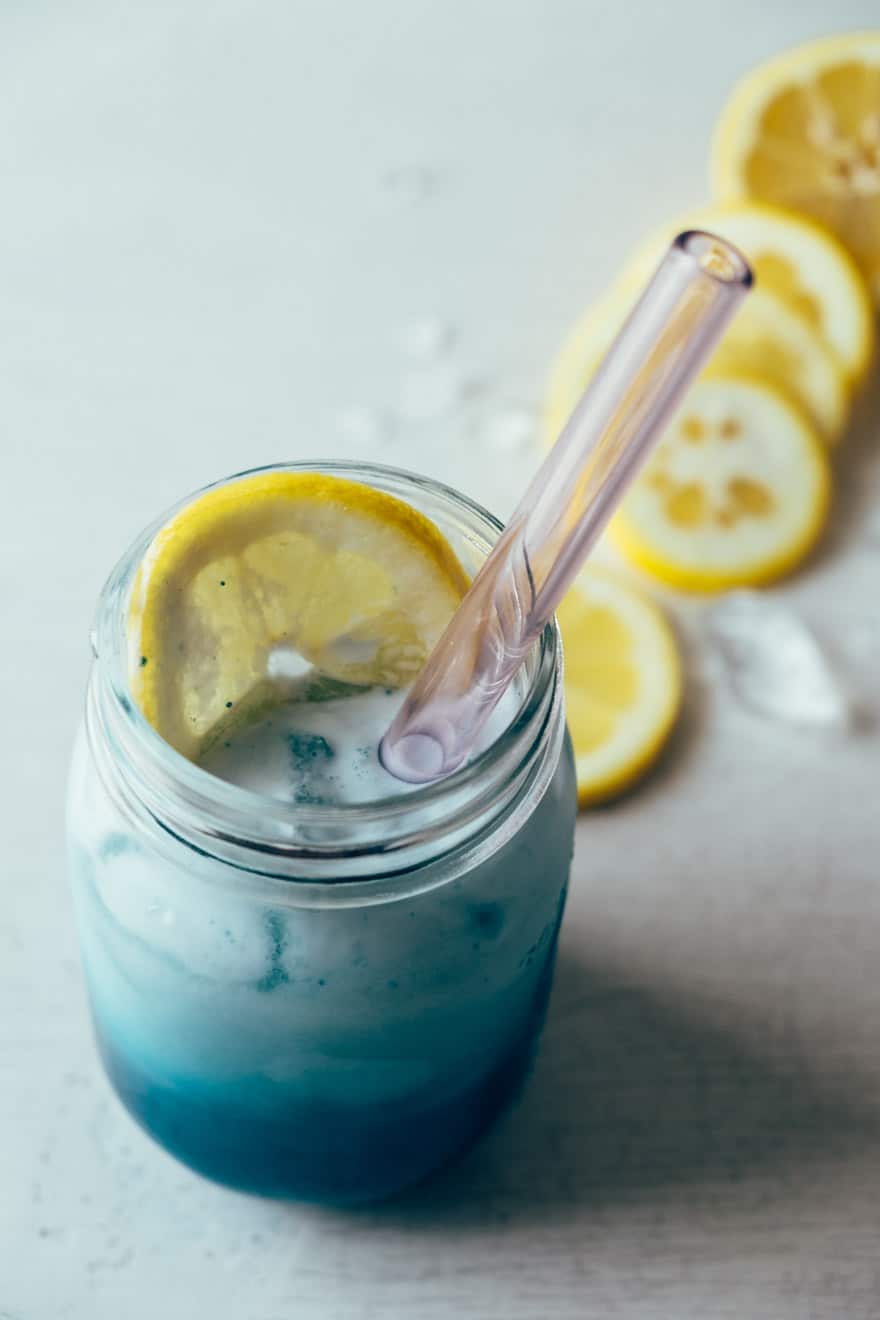 Tahitian Lemonade with Blue Majik