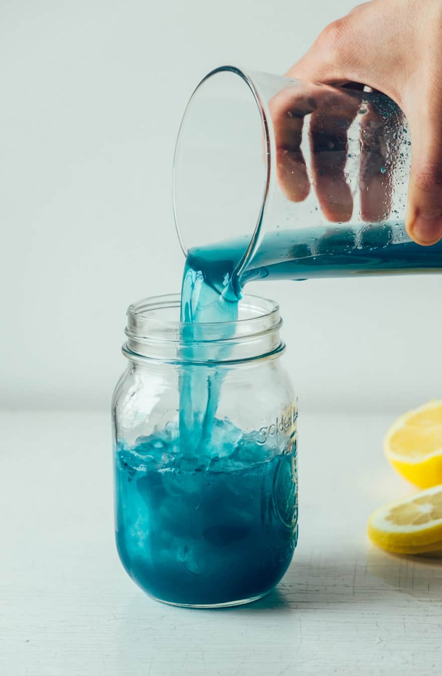Tahitian Lemonade with Blue Majik
