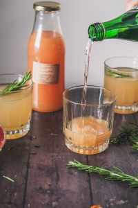 Grapefruit Clementine Shrub #Shrub #cocktails