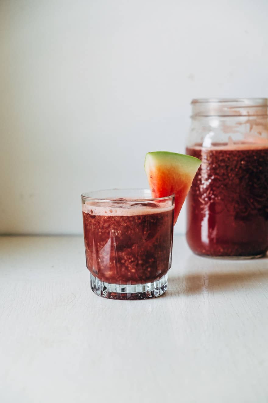 watermelon & holy basil chia fresca #recipe #healthy #paleo