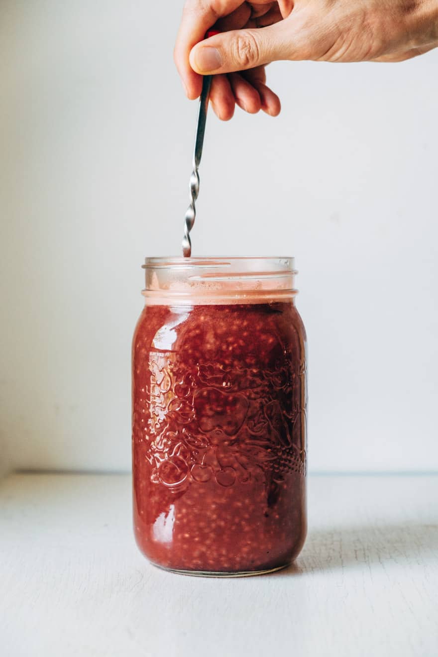watermelon & holy basil chia fresca #recipe #healthy #paleo